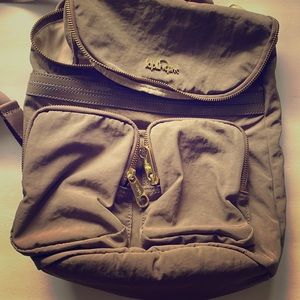 Kipling Taupe Backpack